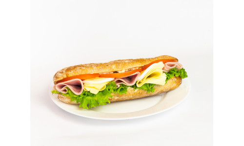 Celozrnná bageta šunková 260 g