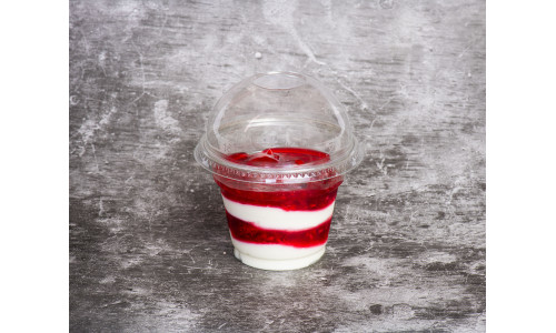 Tvarohovo-smetanový krém s malinami 180 g