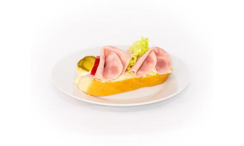 Chlebíček šunkový na salátu 110 g